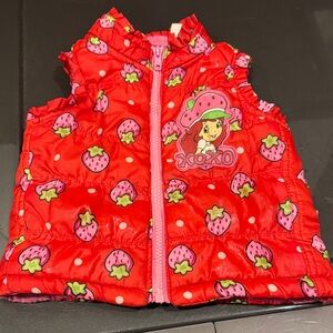 Strawberry Shortcake Red Strawberry Puffer Vest